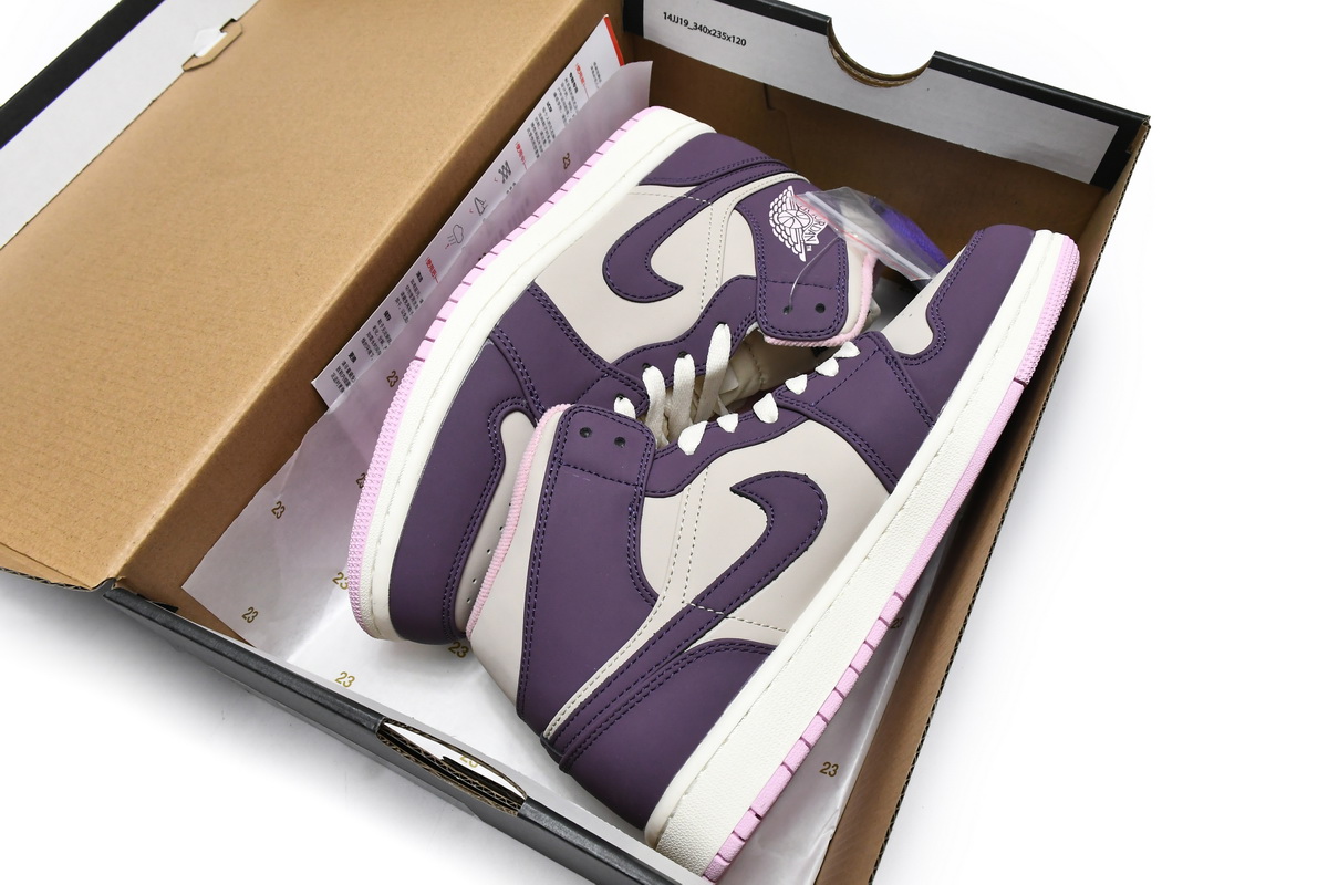 Air Jordan 1 Mid GS Pro Purple 555112-500