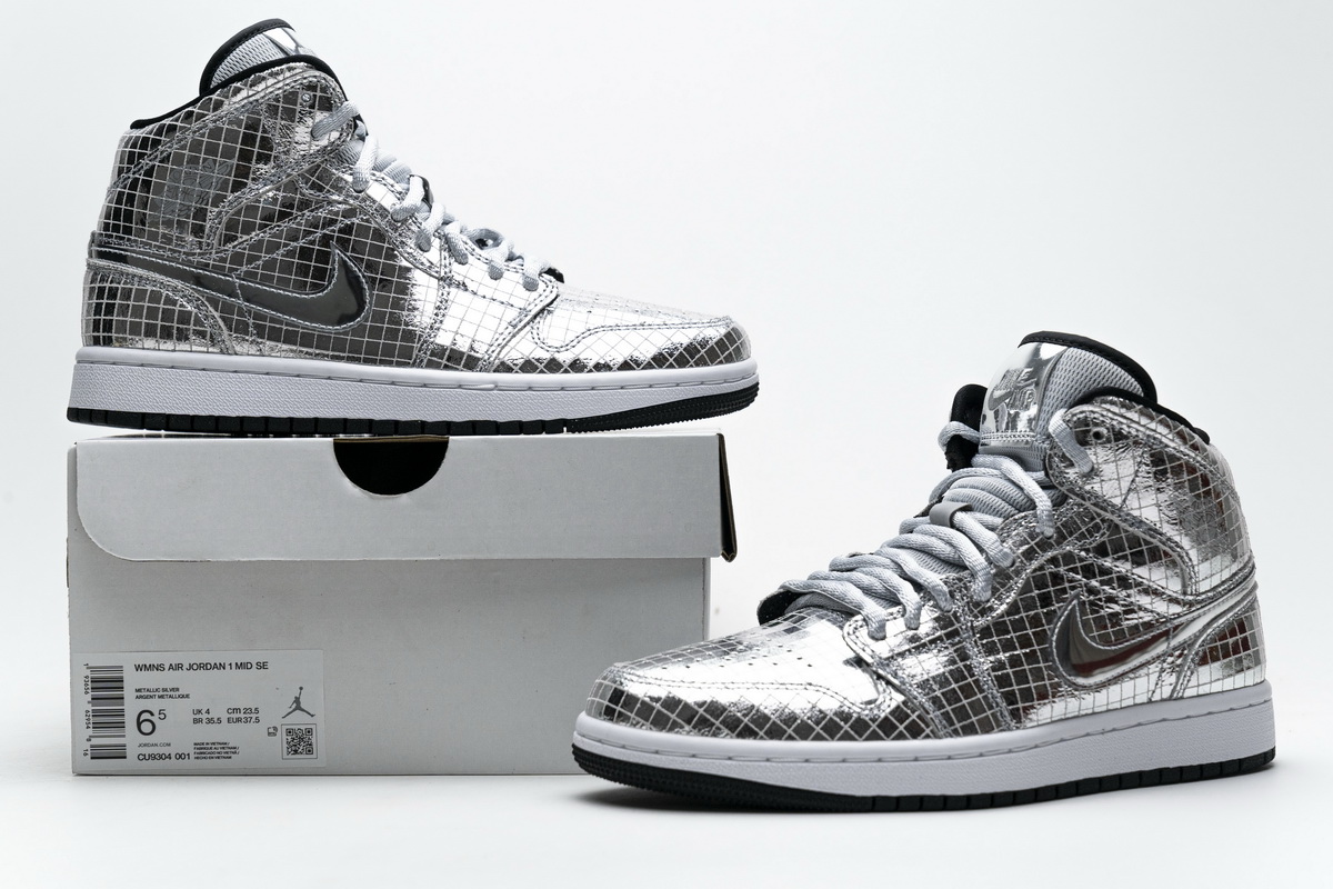 Air Jordan 1 Mid SE “Disco Ball” CU9304-001
