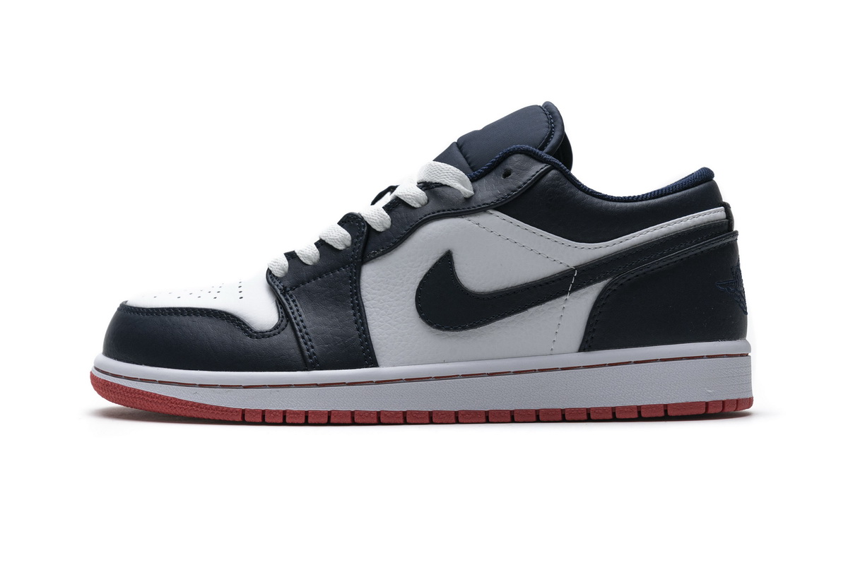 Air Jordan 1 Low Obsidian Ember Glow  553558-481