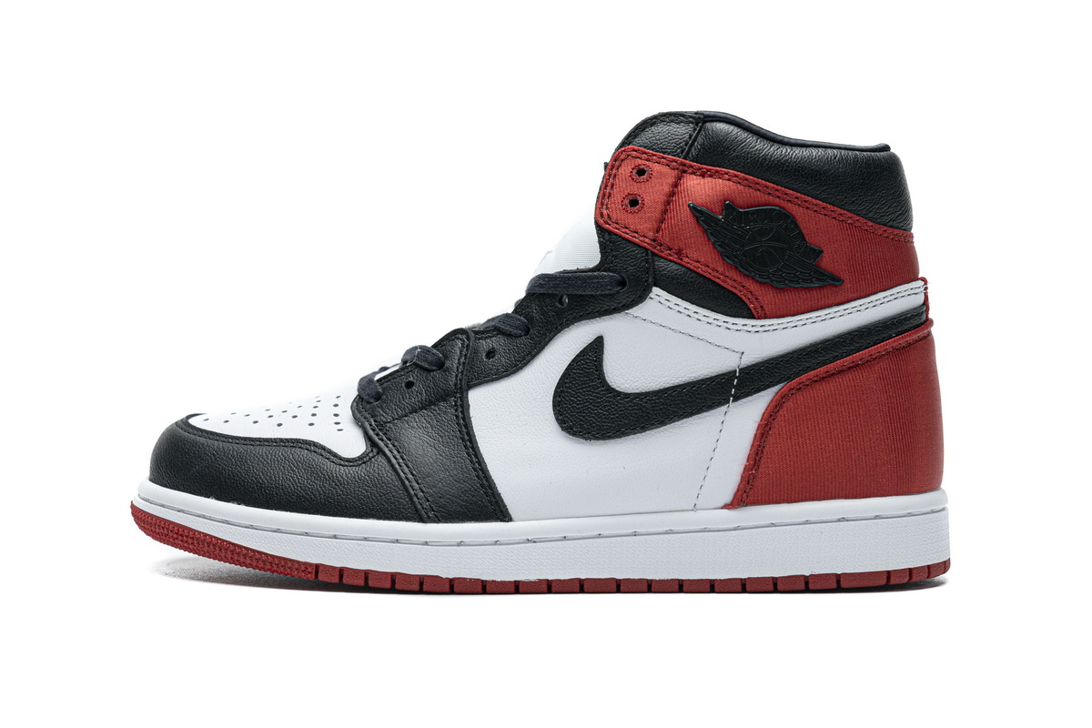PK GOD  Air Jordan 1 Retro High Satin 'Black Toe'   CD0461-016