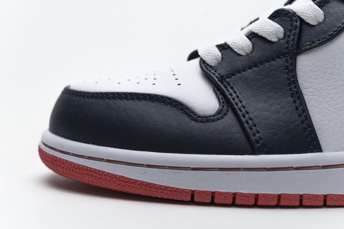 Air Jordan 1 Low Obsidian Ember Glow  553558-481