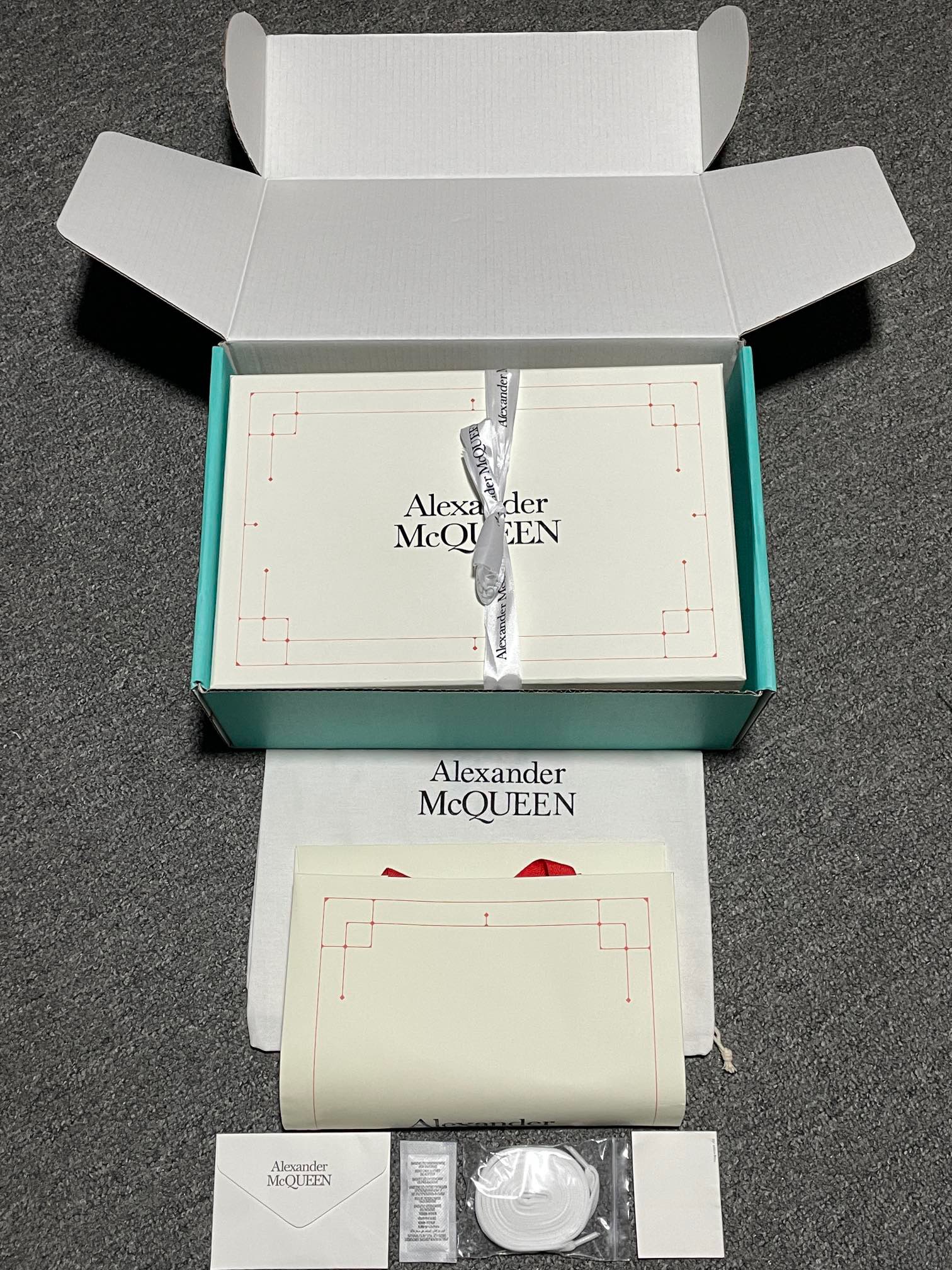 Copy Alexander McQueen Sneaker White Paper 553770WHGP09000