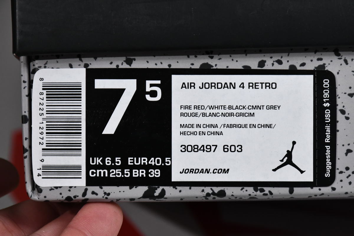 Air Jordan 4 Retro Toro Bravo 308497-603