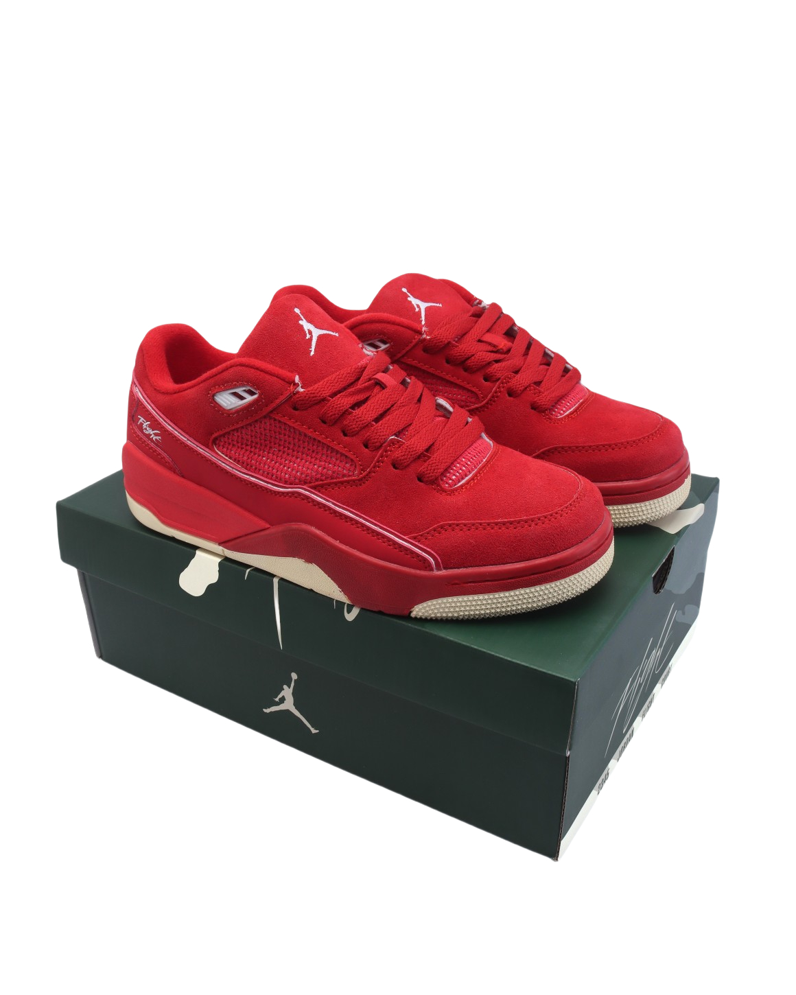 Decides War x Nike Jordan FLIGHT COURT ATE Varsity Red FZ9854-601