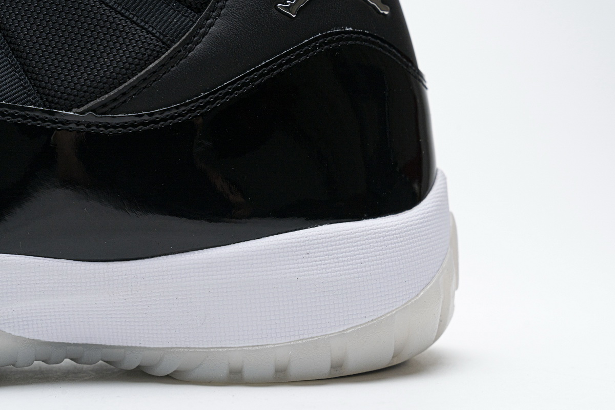 Air Jordan 11 25th Anniversary Black Silver Eyelets CT8012-011