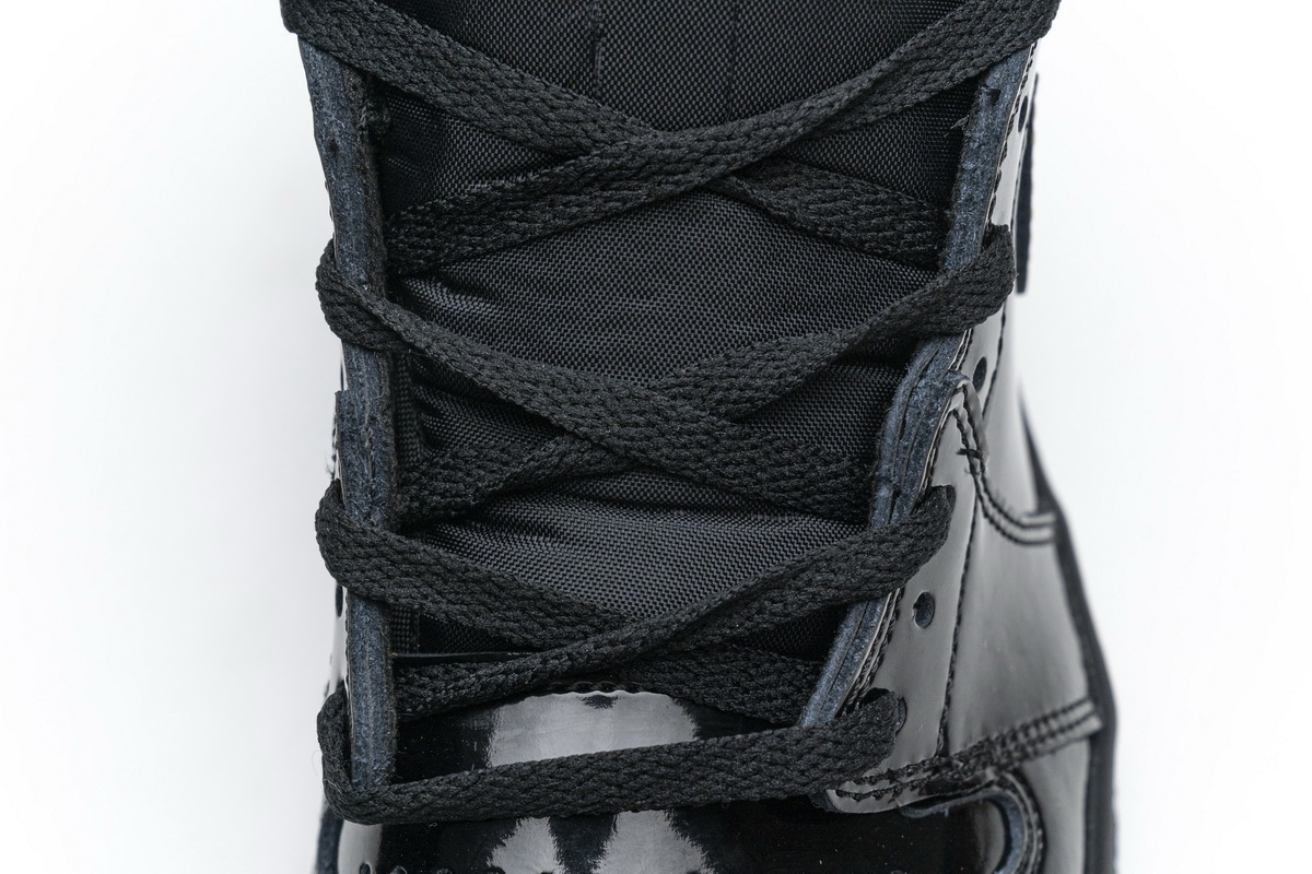 DG  Air Jordan 1 High OG Patent Black Metallic Gold  555088-032