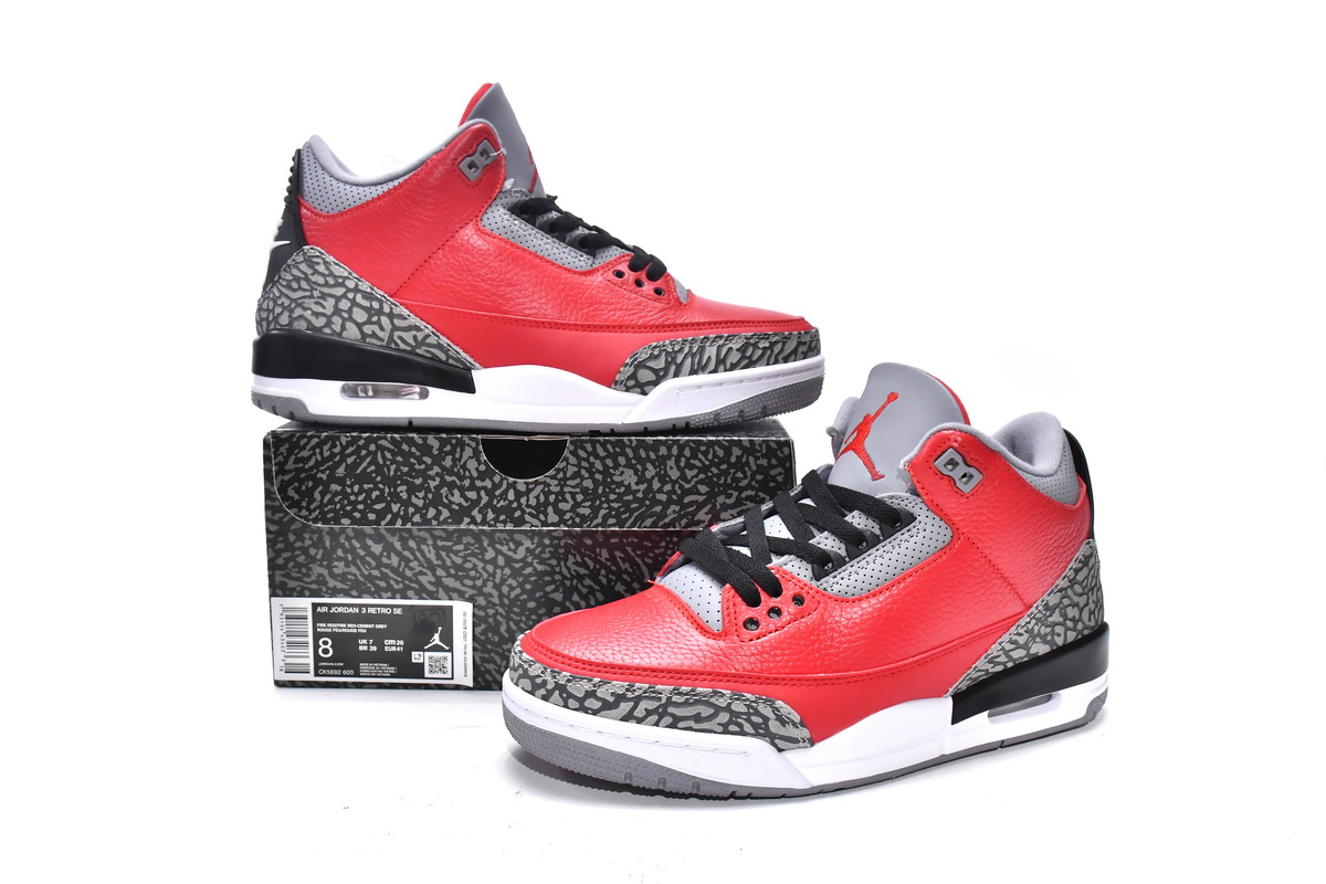 Air Jordan 3 Retro SE Red Cement CK5692-600