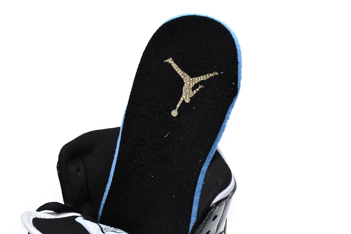 Air Jordan 1 Mid SE Black Gold Patent Leather 852542-007