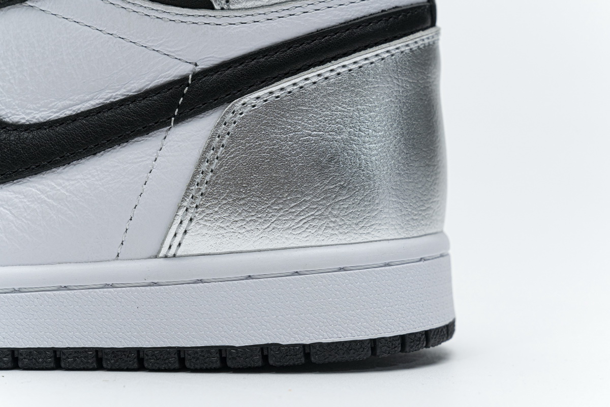 PK GOD   Air Jordan 1 High Silver Toe CD0461-001