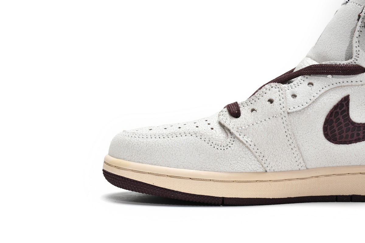 Air Jordan 1 High OG Sail and Burgundy Crush  DO7097-100