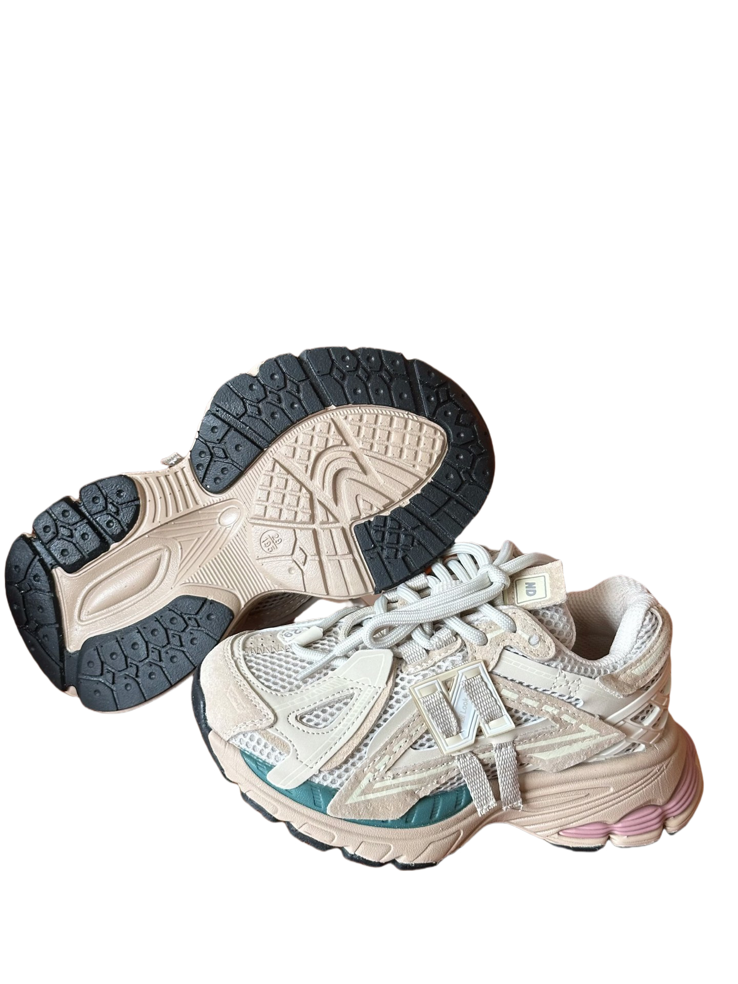 New Balance 1960 Kids Sneaker Grey Green Pink