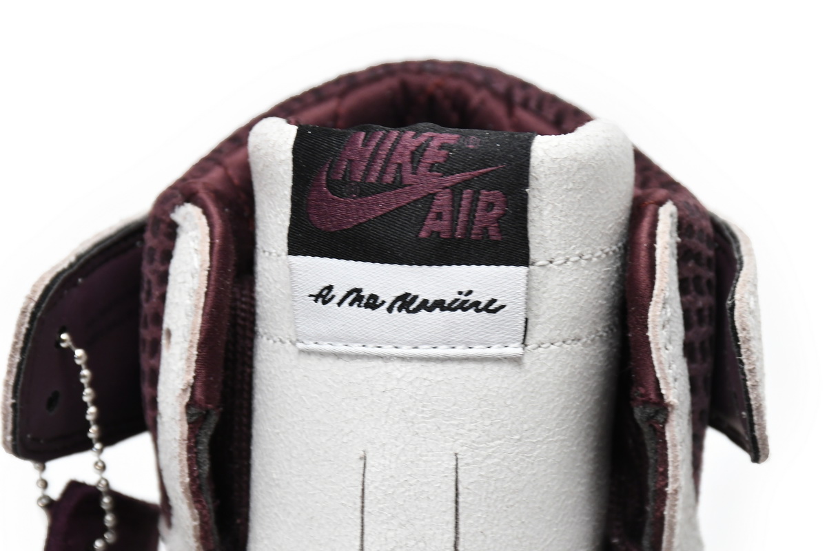 Air Jordan 1 High OG Sail and Burgundy Crush  DO7097-100