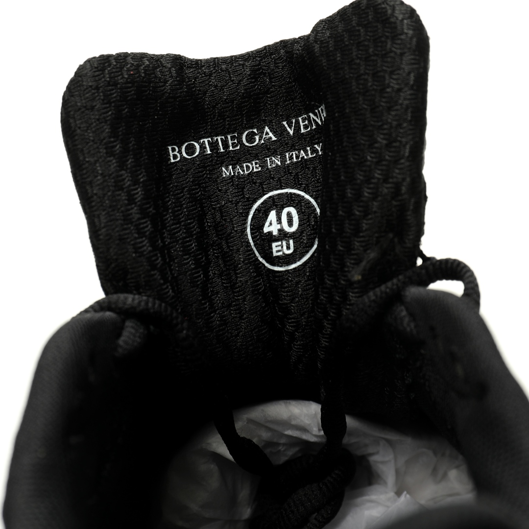 Bottega Veneta Orbit Lace-up Low Sneakers Black 741357v2x401000