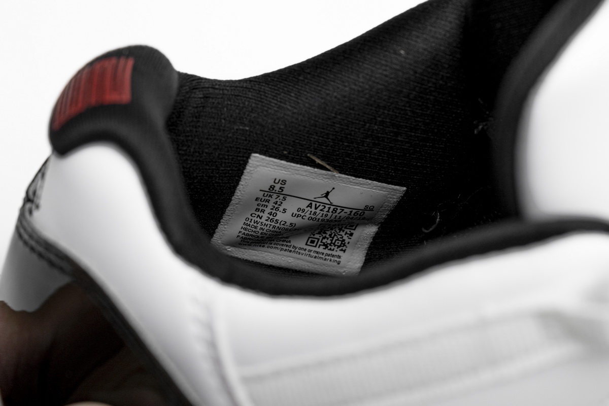 Air Jordan 11 Low “White Bred” AV2187-160