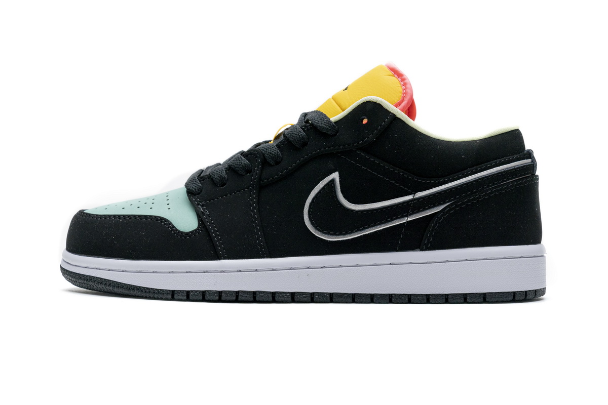 Air Jordan 1 Low SE Pink Orange Blue  CK3022-013
