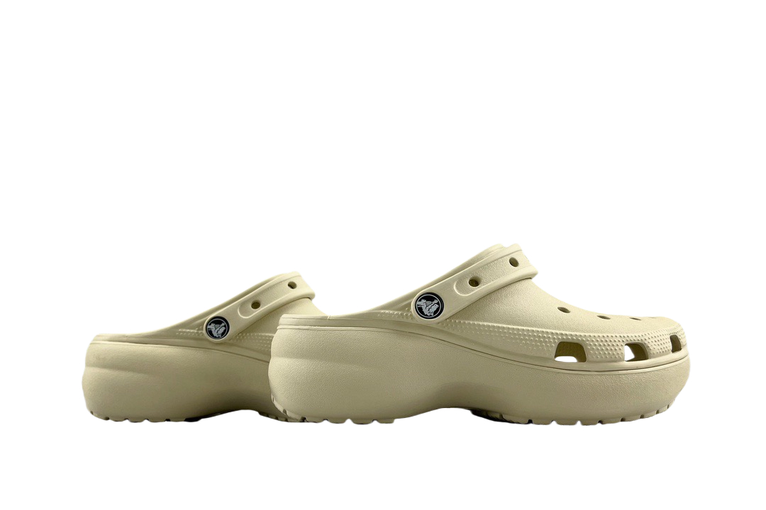 Crocs Classic Platform Clog Bone 206750-2Y2