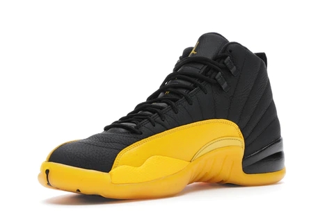 Jordan 12 Retro Black University Gold   130690-070