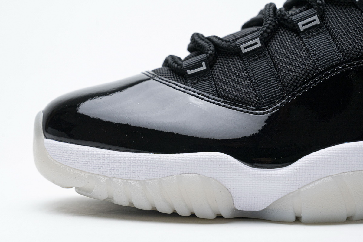 Air Jordan 11 25th Anniversary Black Silver Eyelets CT8012-011