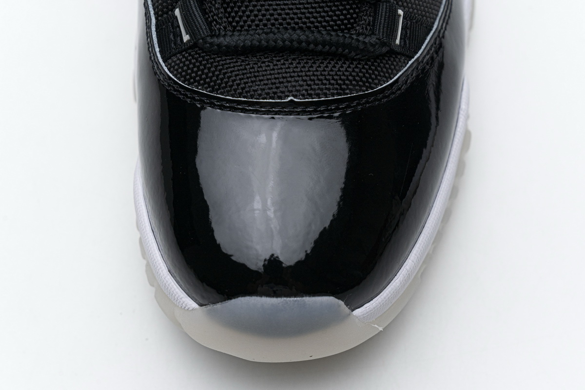 Air Jordan 11 25th Anniversary Black Silver Eyelets CT8012-011