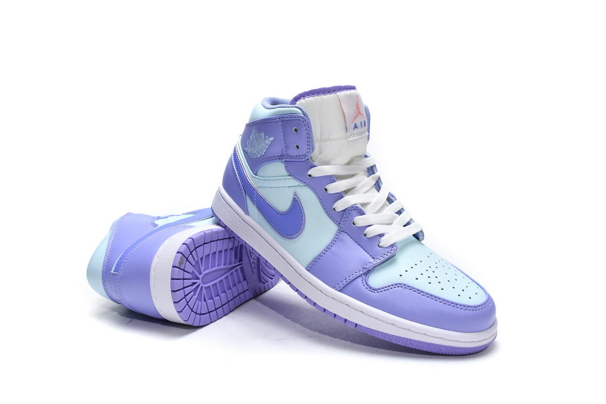 Air Jordan 1 Mid Purple Pulse 554724-500