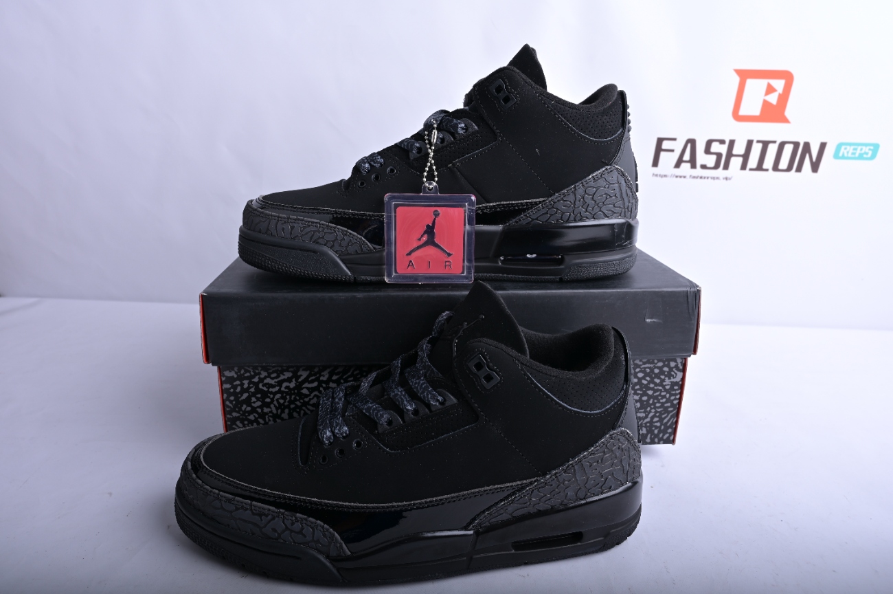 Jordan 3 RetroBlack Cat (2025)  CT8532-001