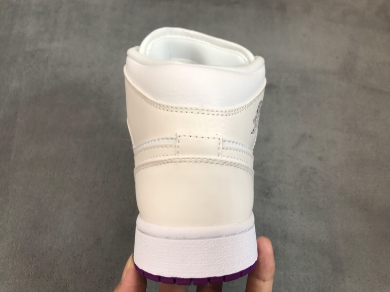Air Jordan 1 Low Grey Fog Deadly Pink 555112-iD