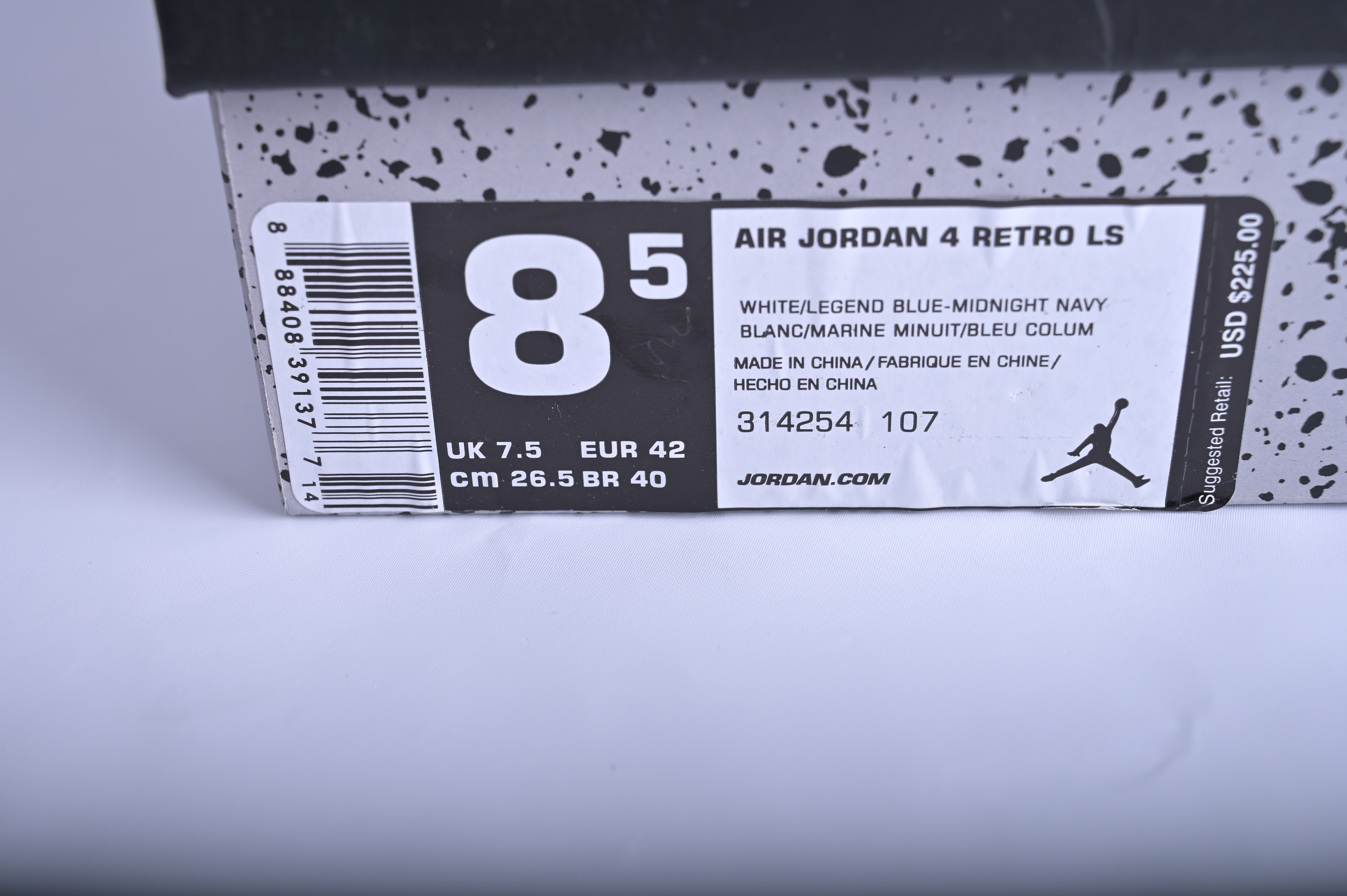 Air Jordan 4 Retro LS  Legend Blue 314254-107