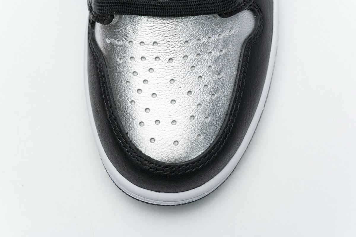 PK GOD   Air Jordan 1 High Silver Toe CD0461-001