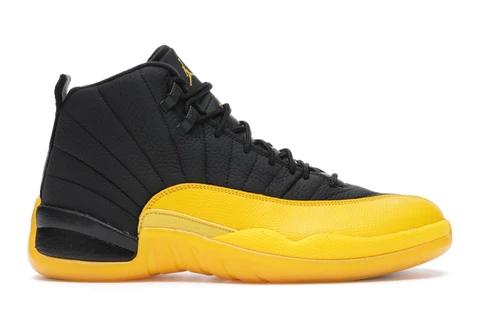 Jordan 12 Retro Black University Gold   130690-070