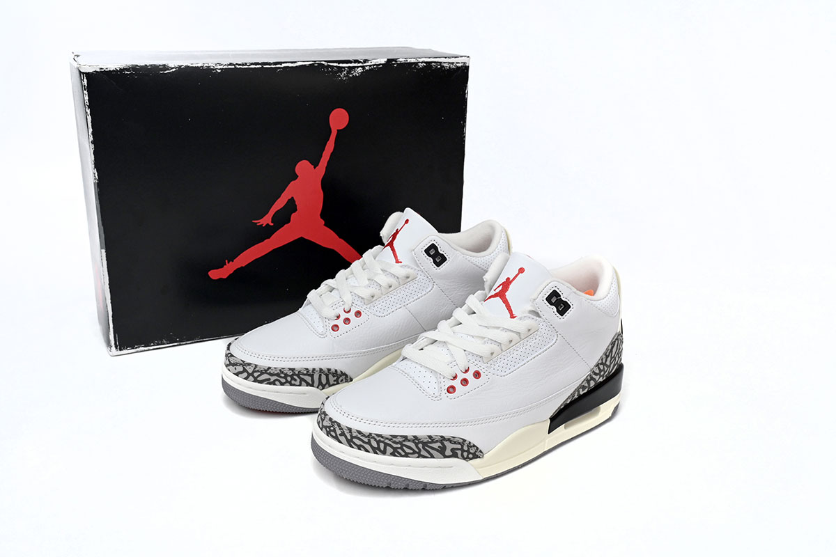 Air Jordan 3 “White Cement Reimagined”  DN3707-100