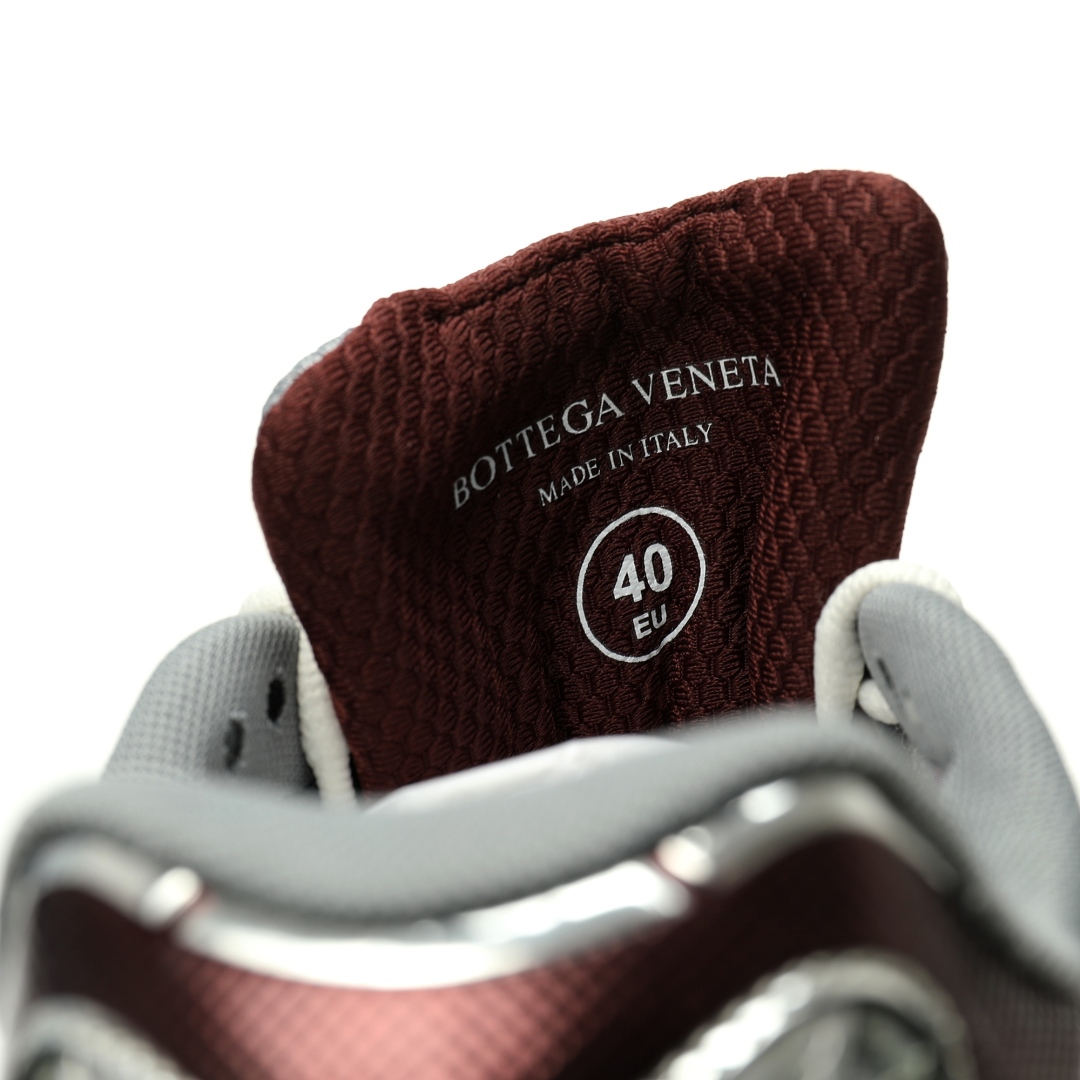 Bottega Veneta Orbit Lace-up Low Sneakers Merlot Red 755915v2x402244