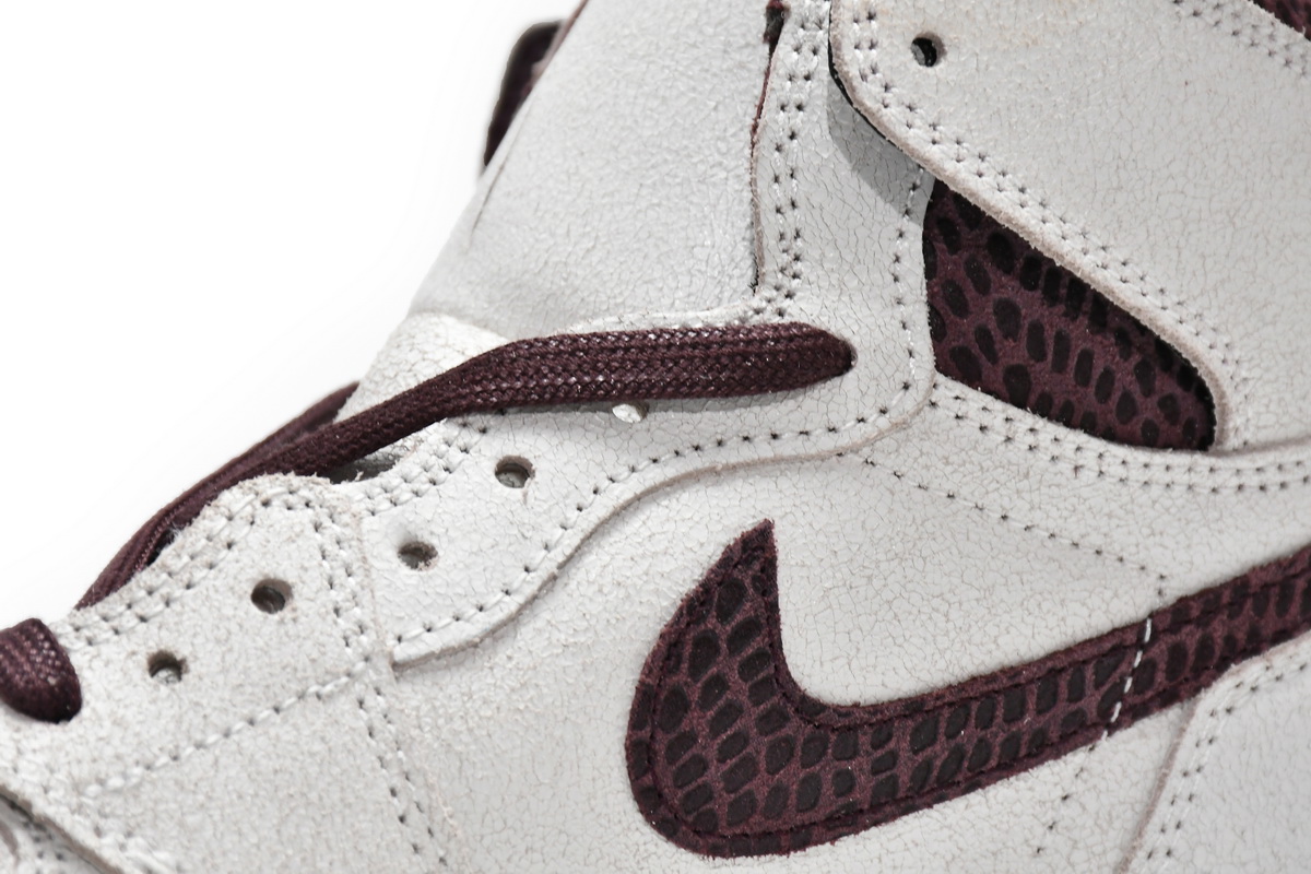 Air Jordan 1 High OG Sail and Burgundy Crush  DO7097-100