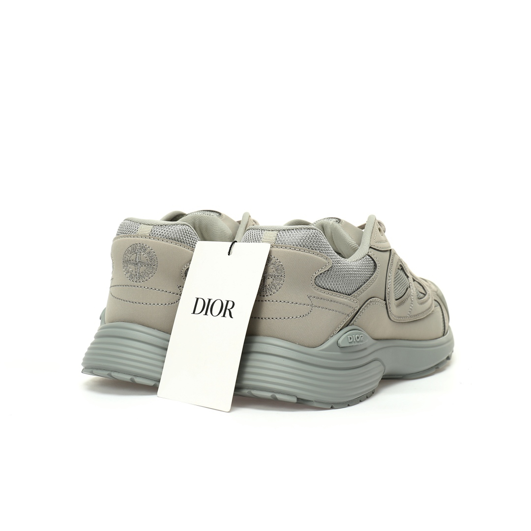 Dior x Stone Island B30 Sneaker Light Gray 3SN279ZMB H969