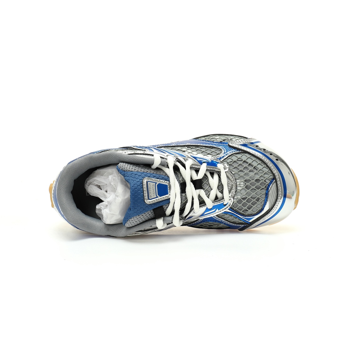 Bottega Veneta Orbit Lace-up Low Sneakers Blue 741357v2x401375