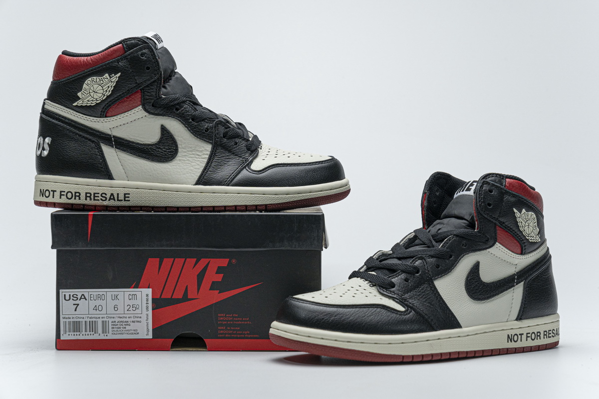 PK GOD   Air Jordan 1 NRG OG High “NOT FOR RESALE”Varsity Red 861428-106