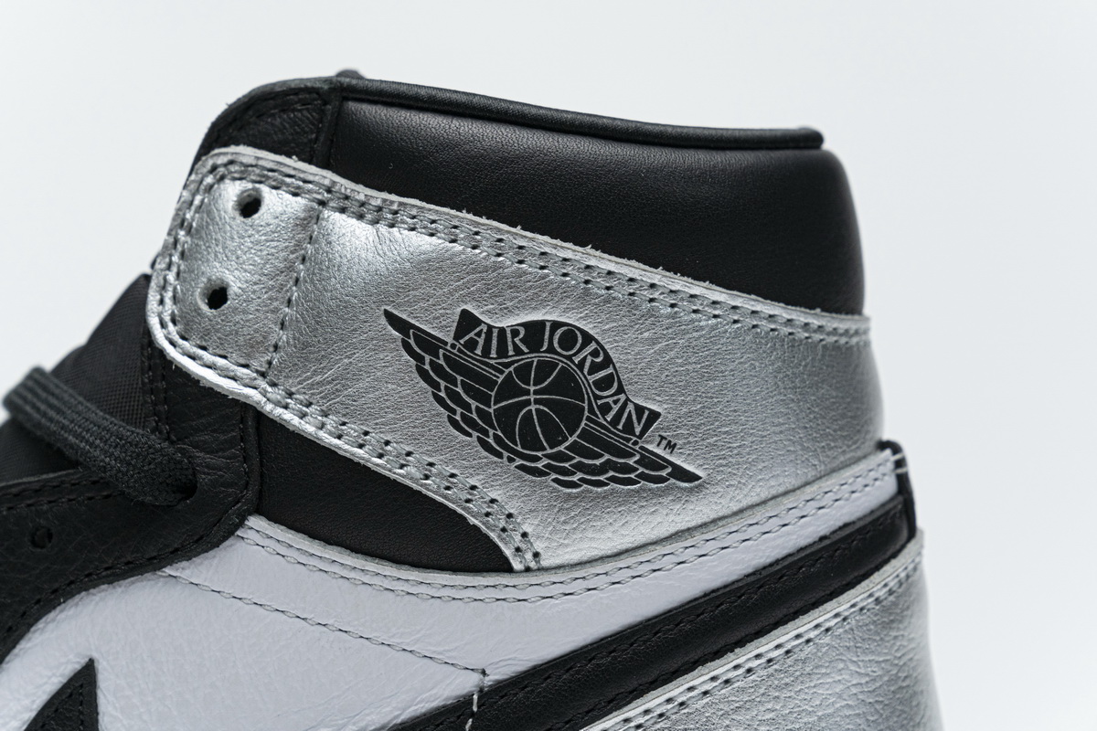 PK GOD   Air Jordan 1 High Silver Toe CD0461-001