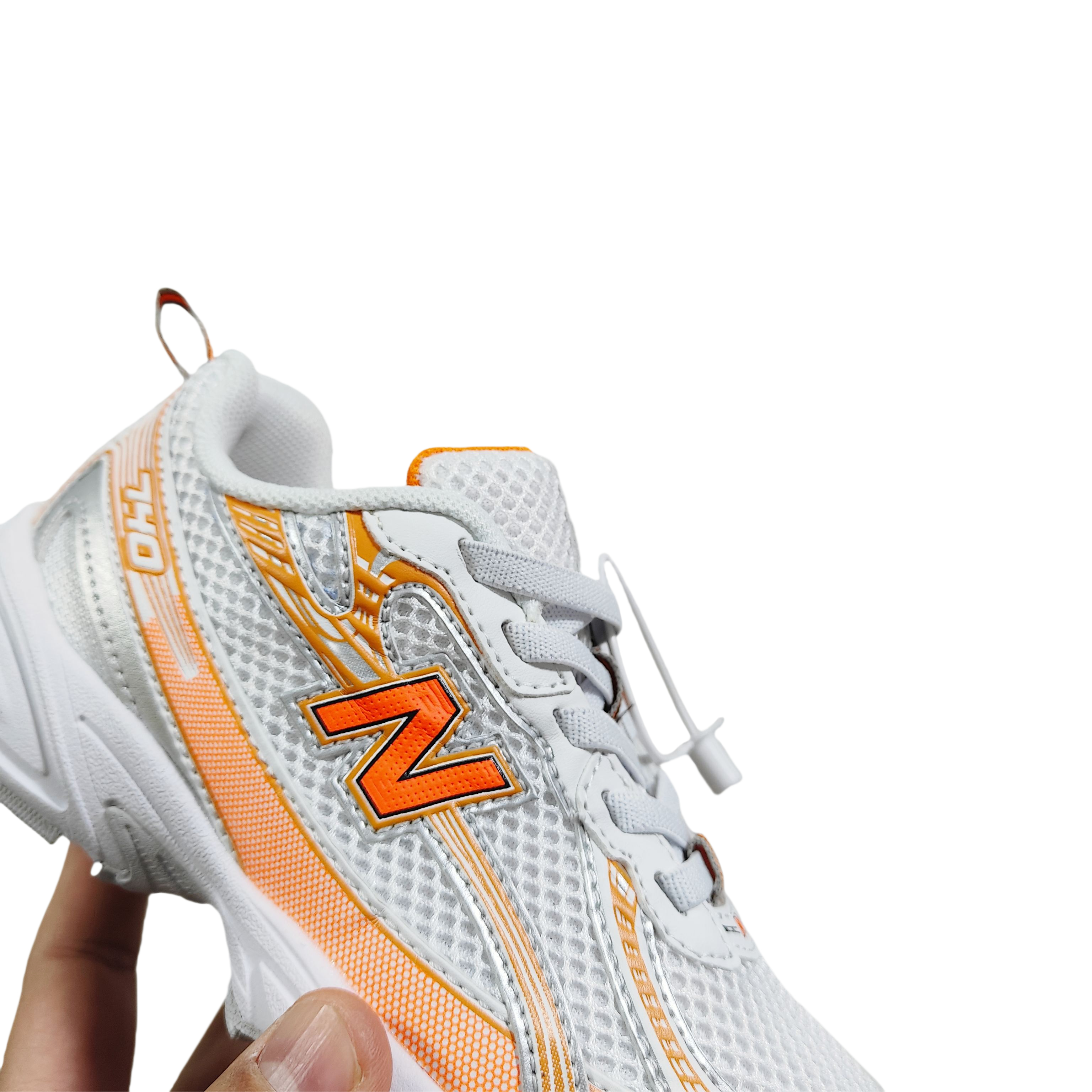 New Balance 740 Kids Sneaker White Orange