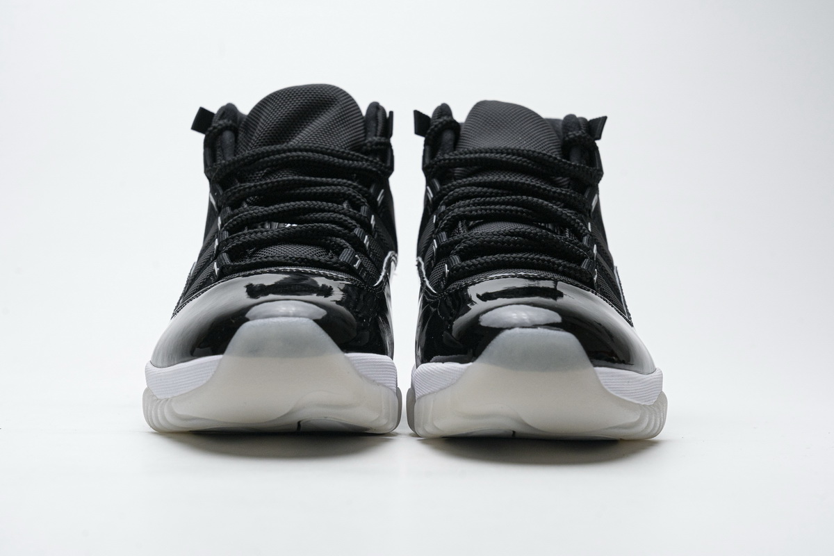 Air Jordan 11 25th Anniversary Black Silver Eyelets CT8012-011