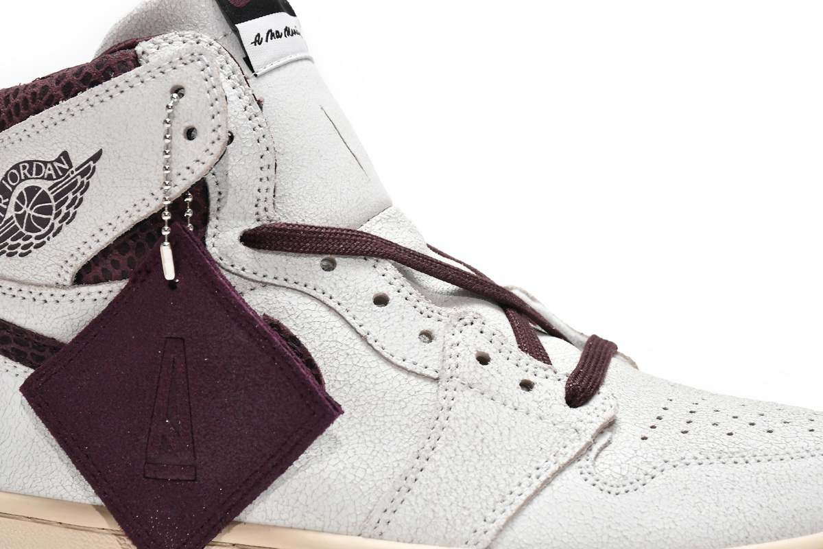 Air Jordan 1 High OG Sail and Burgundy Crush  DO7097-100