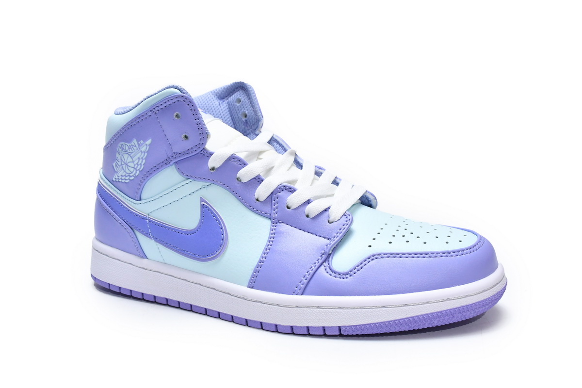 Air Jordan 1 Mid Purple Pulse 554724-500