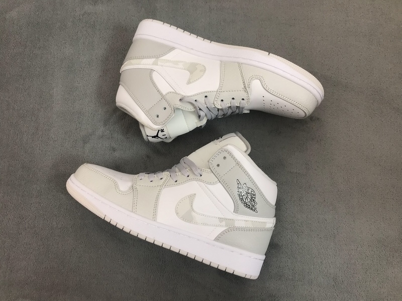 Air Jordan 1 Mid  White Camo  DC9035-100