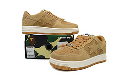 A Bathing Ape Bape Sta Beige Suede 1H70-191-004