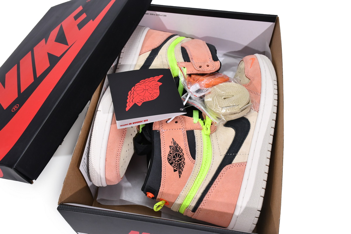 DG  Air Jordan 1 High Switch Apricot Powder   CW6576-800