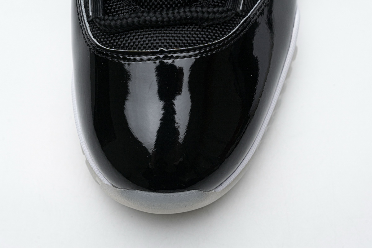 Air Jordan 11 25th Anniversary Black Silver Eyelets CT8012-011
