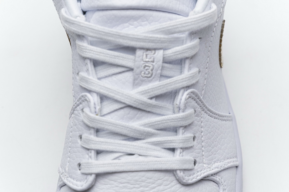 Air Jordan 1 Low White Metallic Gold  CZ4776-100