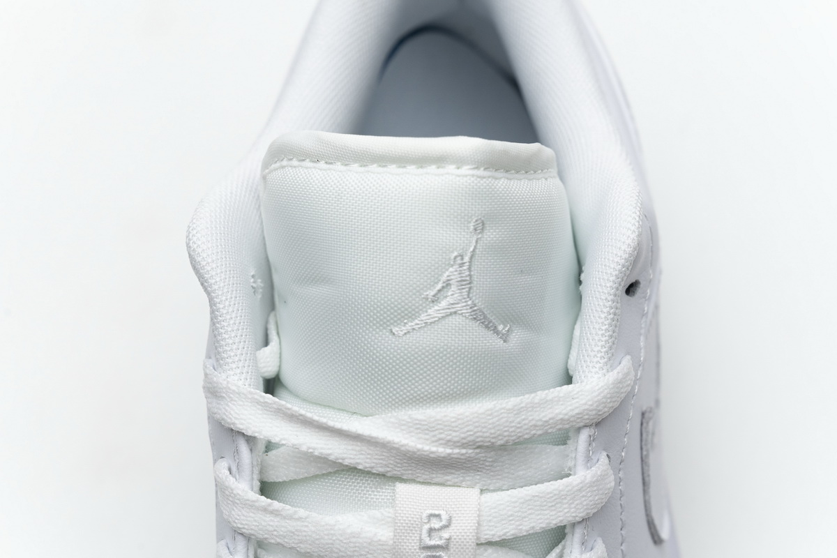 Air Jordan 1 Low White Pure Platnium 553558 111