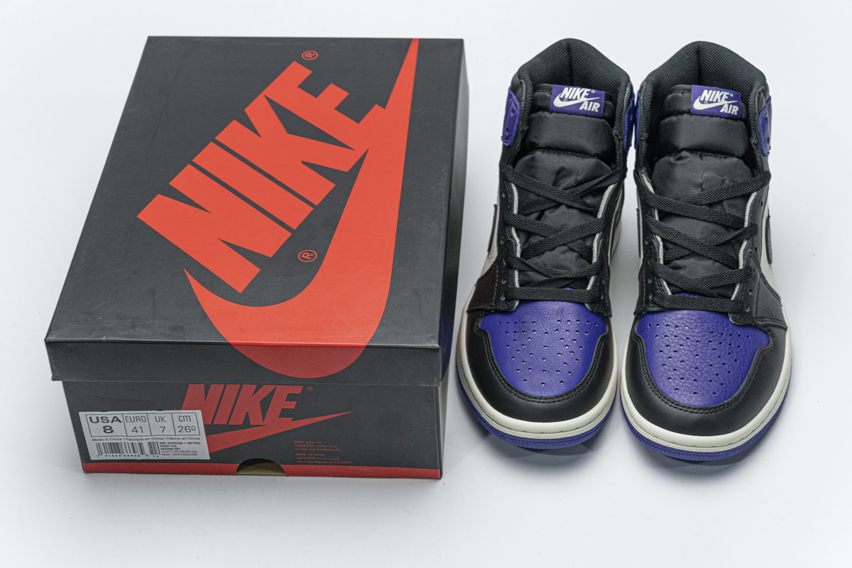 PK GOD  Air Jordan 1 OG Hi Retro'Court Purple'  555088-501