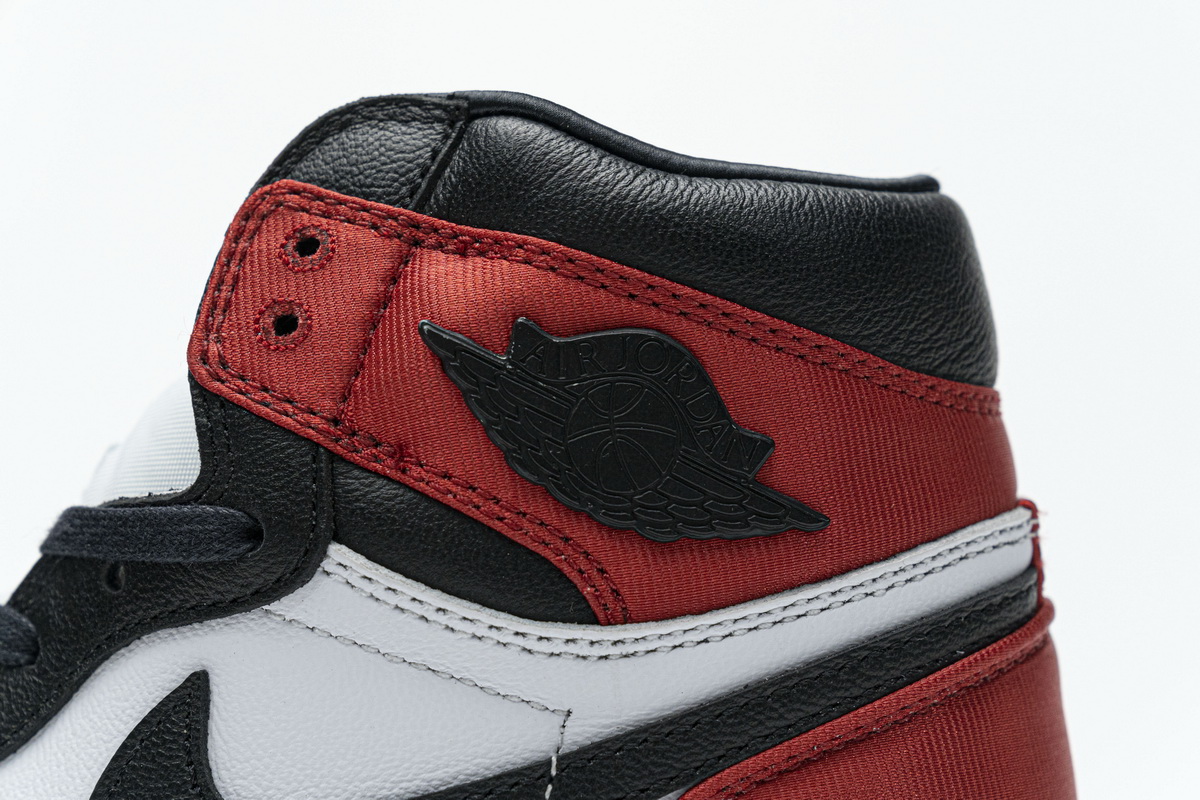 PK GOD  Air Jordan 1 Retro High Satin 'Black Toe'   CD0461-016