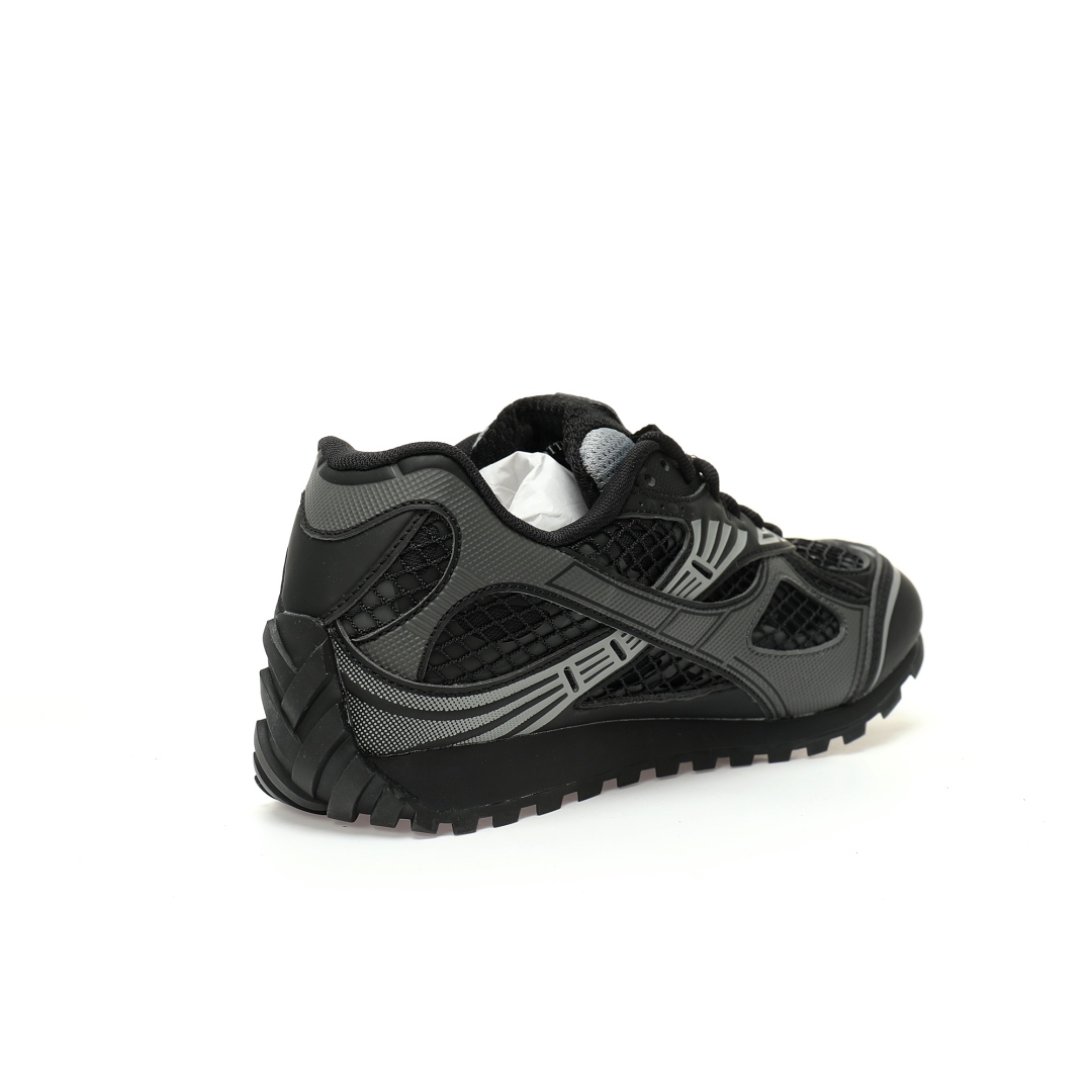 Bottega Veneta Orbit Lace-up Low Sneakers Black 741357v2x401000