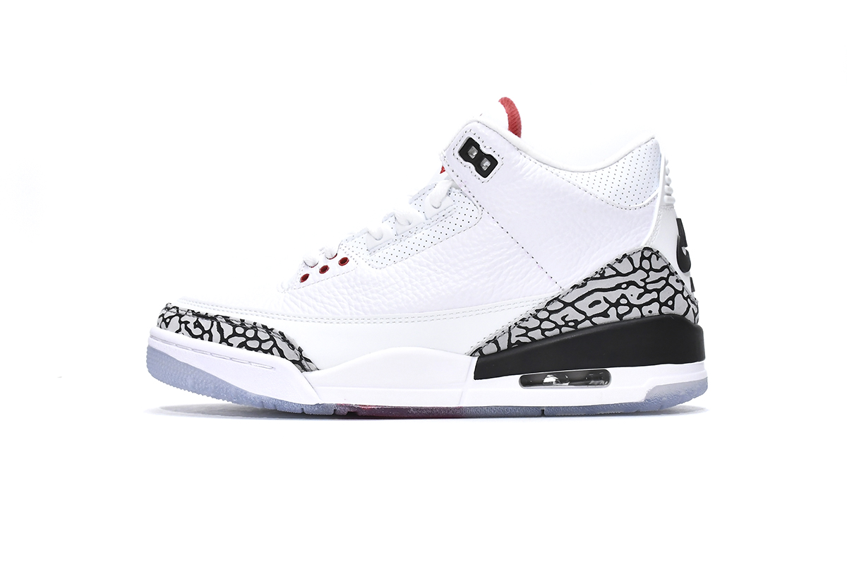 Air Jordan 3 Retro Free Throw Line White Cement  923096-101